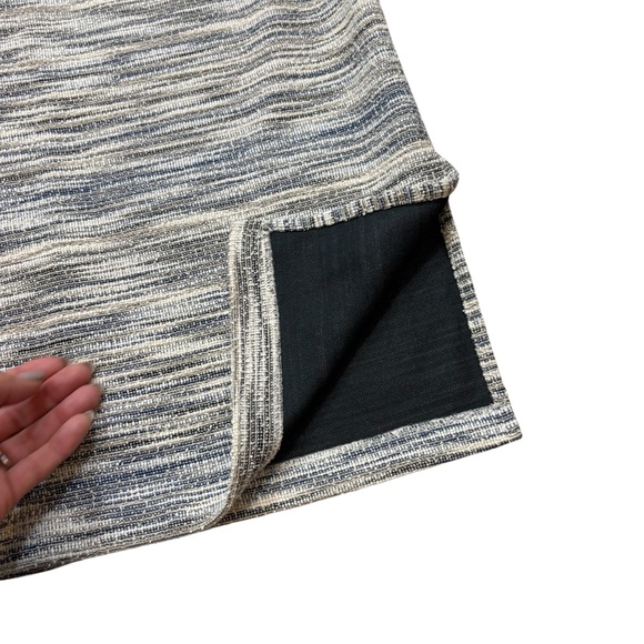 Halogen Brand Knee Length Jacquard Skirt Lined Size 8 Cotton Blend - Picture 2 of 9